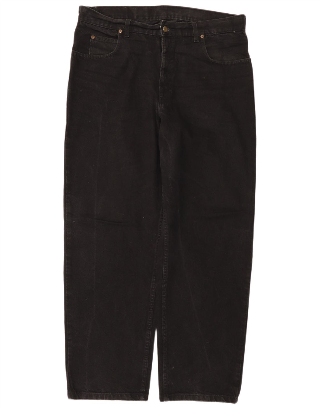 Jeans dritti da uomo Lee Kansas W38 L30 cotone nero