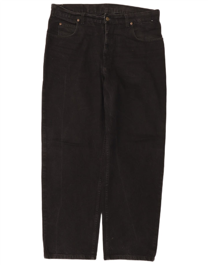 Jeans dritti da uomo Lee Kansas W38 L30 cotone nero