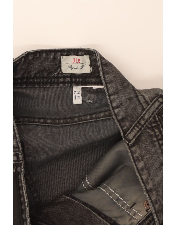 Jeans dritti da uomo Armani J15 vestibilità regolare W32 L27 Grigi