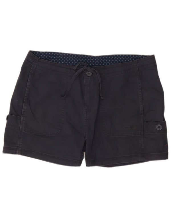 Pantaloncini cargo da donna Weird Fish UK 14 Large W36 cotone blu navy