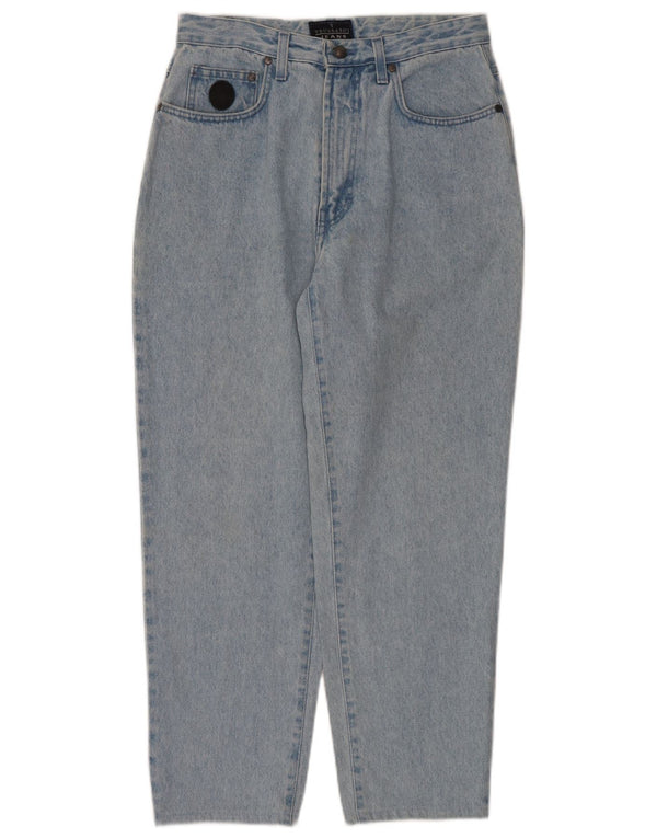 Jeans TRUSSARDI 120 affusolati da donna IT 47 Large W33 L27 Blu cotone