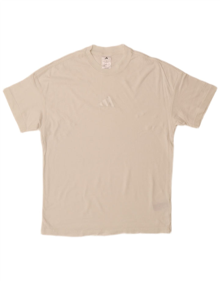 T-shirt ADIDAS da uomo Top piccola in cotone bianco