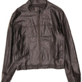 Giubbotto bomber in pelle da uomo Imperial UK 40 Large Nero