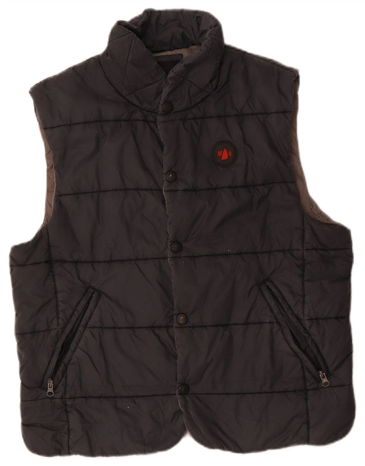 Gilet imbottito da uomo Murphy & Nye UK 40 grande poliestere nero