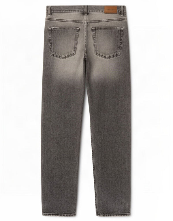 Jeans dritti da uomo Calvin Klein W33 L32 cotone grigio