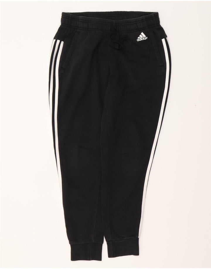 Pantaloni da tuta da donna ADIDAS Joggers UK 8/10 piccoli cotone nero