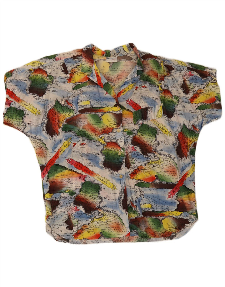 Camicia da donna con motivo astratto Hammerle IT 46 grande multicolore