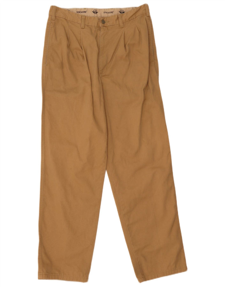Pantaloni chino con pegging da uomo Dockers W32 L31 Marrone