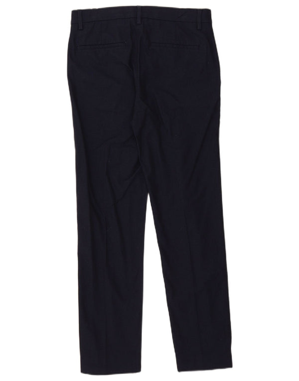 Pantaloni chino slim da uomo Marks & Spencer W28 L28 cotone blu navy