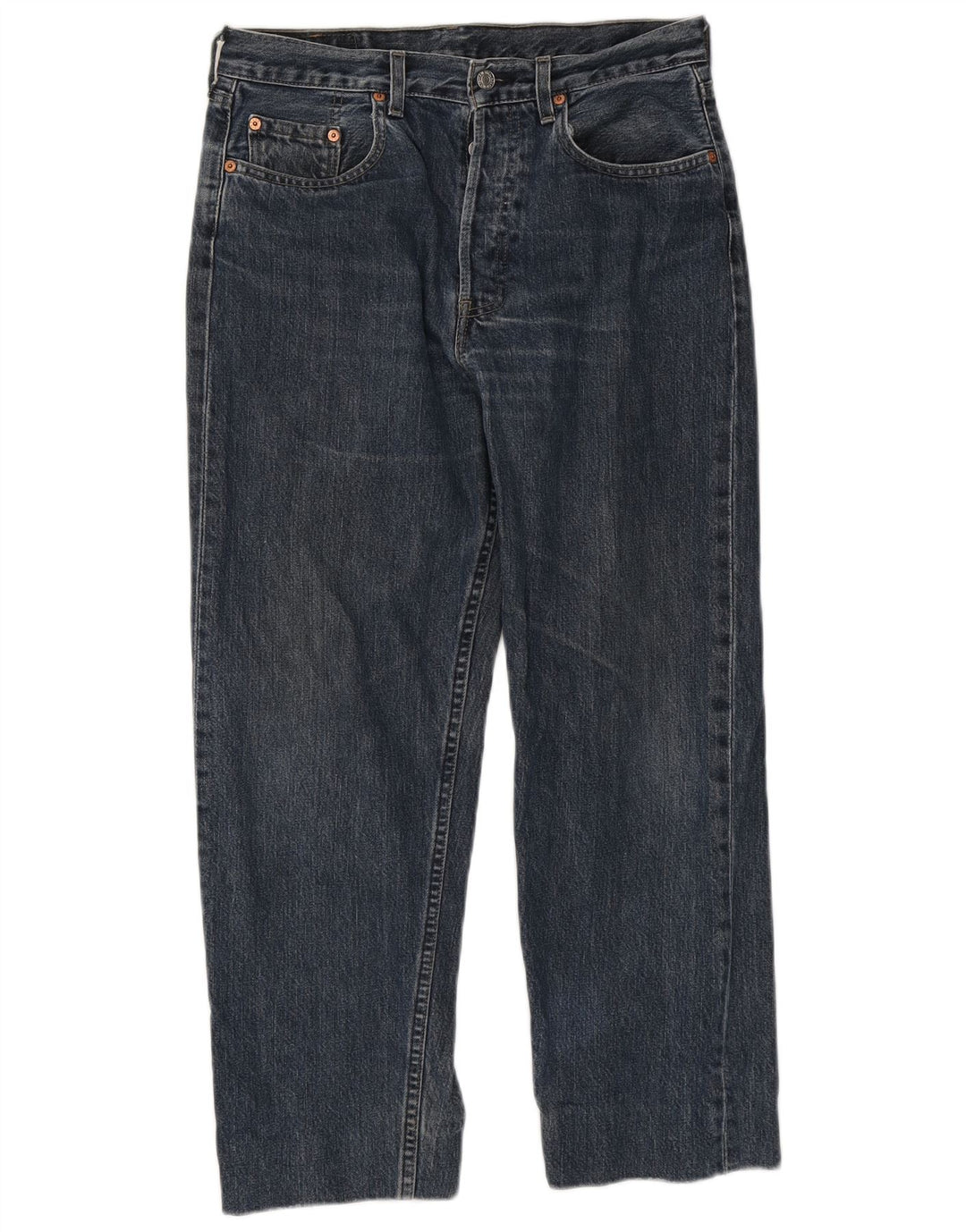 Jeans dritti da uomo Levi's W32 L26 cotone blu