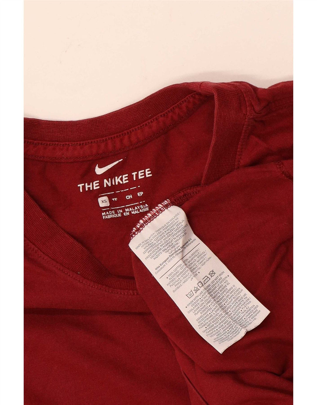 T-shirt da uomo Nike Top XS rossa in cotone