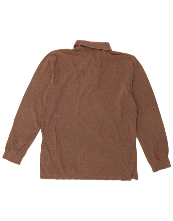 Polo da uomo a maniche lunghe Sergio Tacchini EU 46 Small Beige