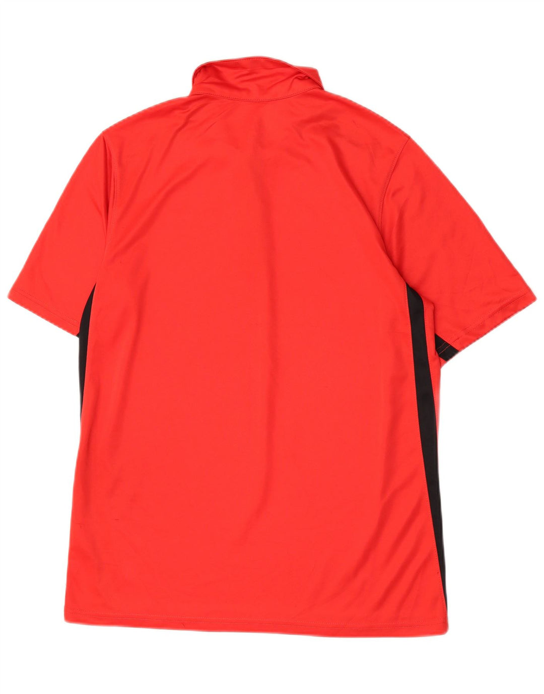 Polo Nike da uomo Dri Fit in poliestere color block rosso medio