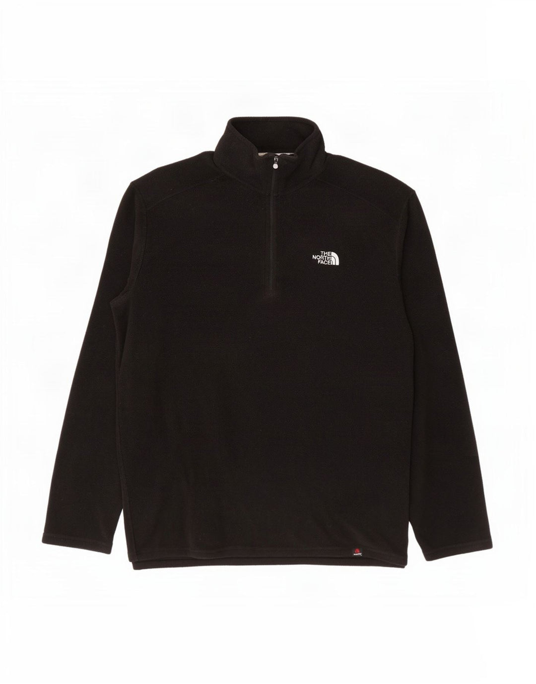 Maglione in pile da uomo The North Face con zip e collo in poliestere nero medio