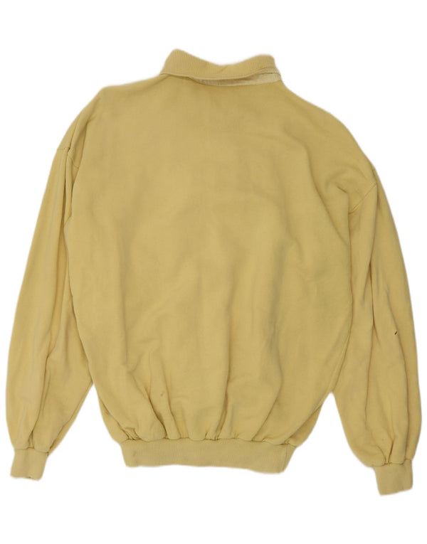 Felpa da uomo con collo alto Think Pink IT 50 Cotone giallo medio