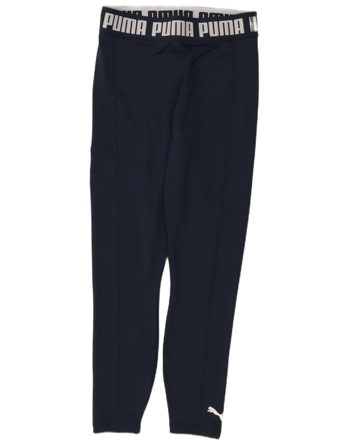 Leggings grafici da donna Puma UK 10 Small Blu Navy