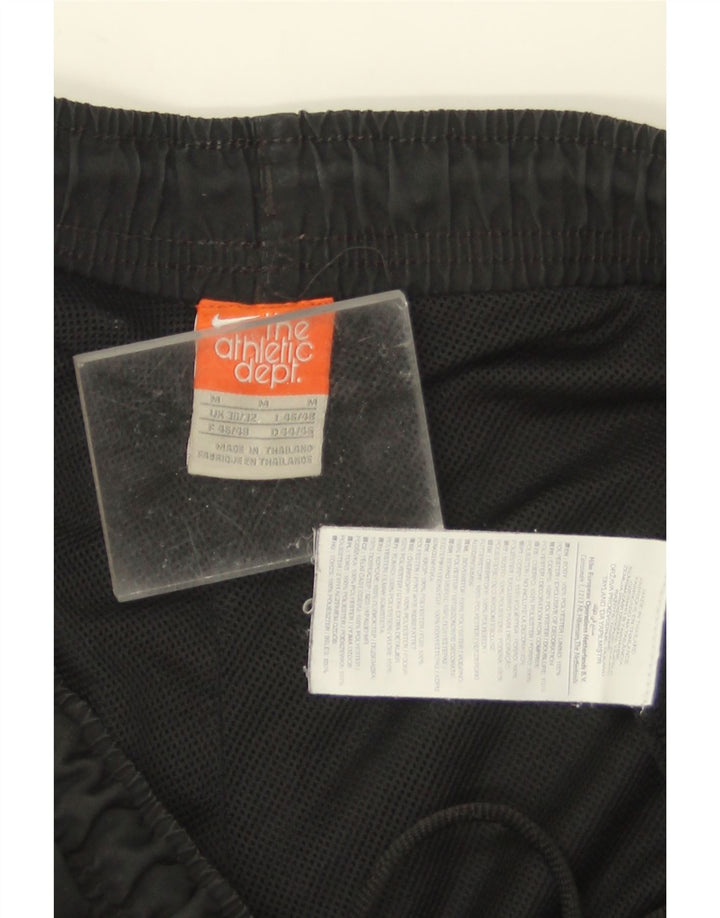 Pantaloncini sportivi Nike da uomo con grafica grafica, colore nero medio, poliestere color block