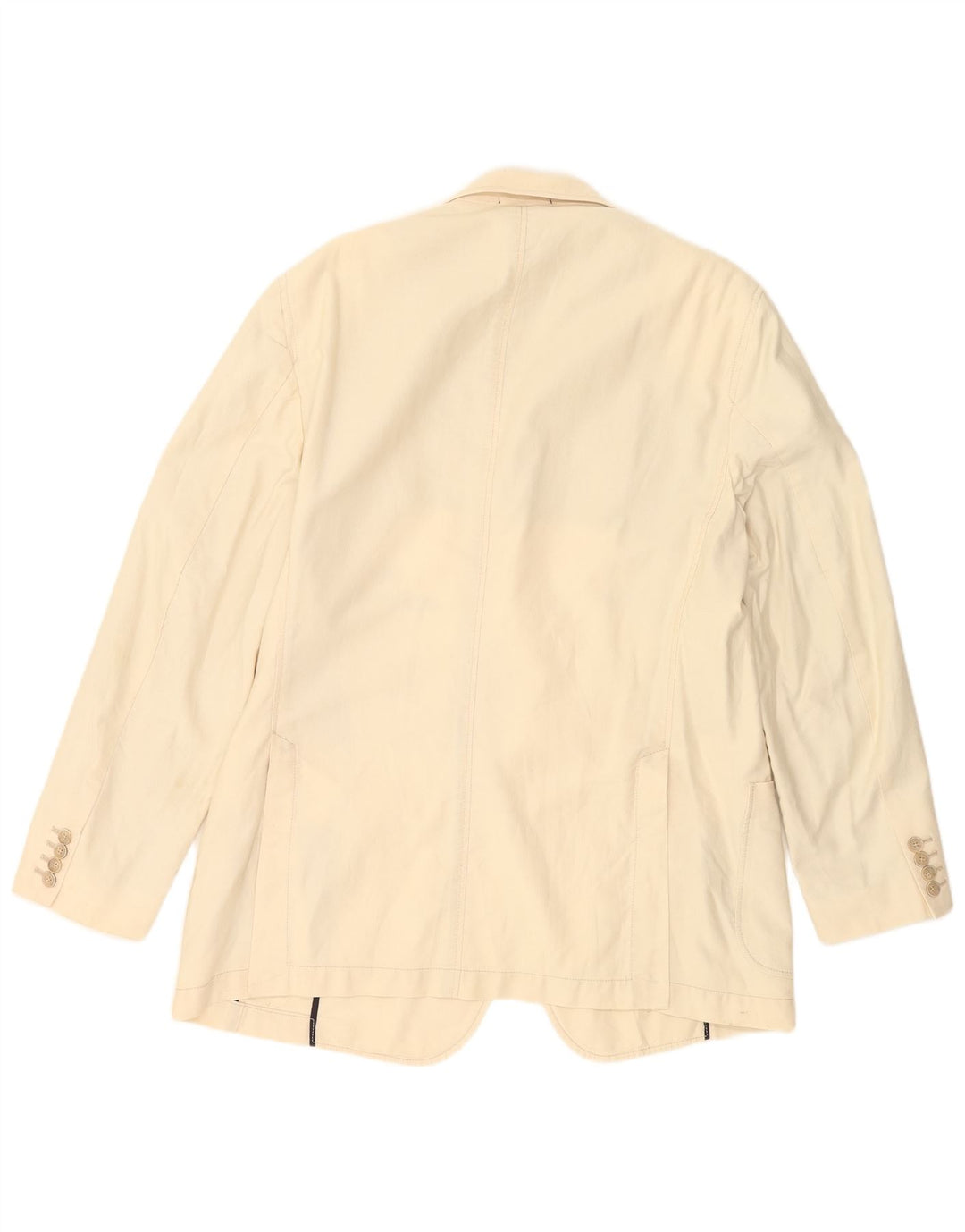 Giacca blazer da uomo a 2 bottoni Massimo Dutti EU 56 XL Cotone beige