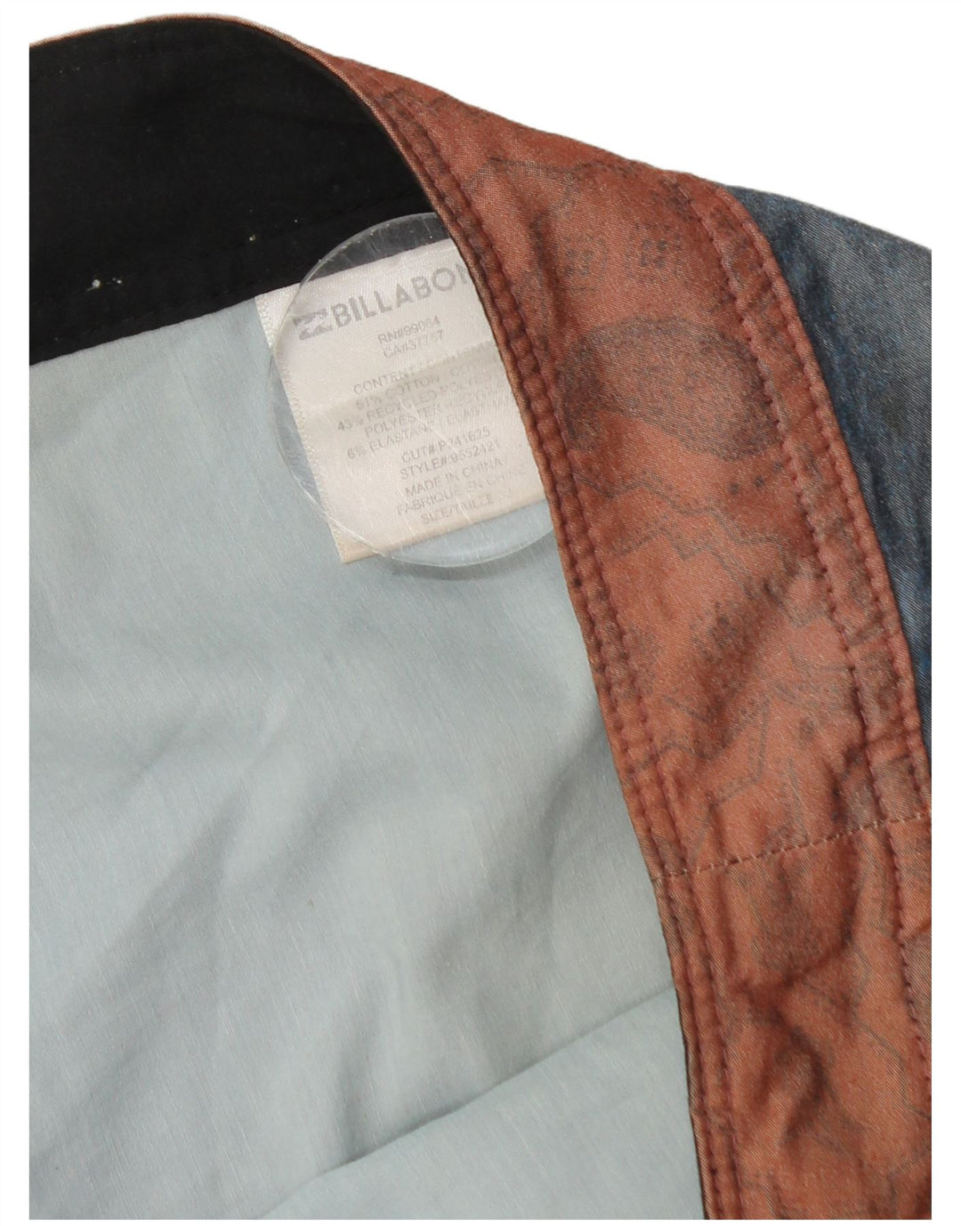 Pantaloncini da bagno da uomo Billabong in cotone blu medio