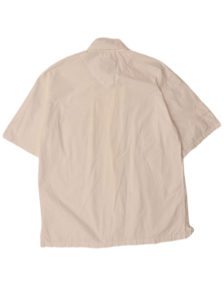 Camicia a maniche corte da uomo Murphy & Nye 2XL bianco sporco