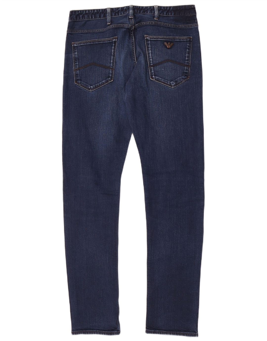 Jeans slim da uomo Armani W32 L32 in cotone blu navy
