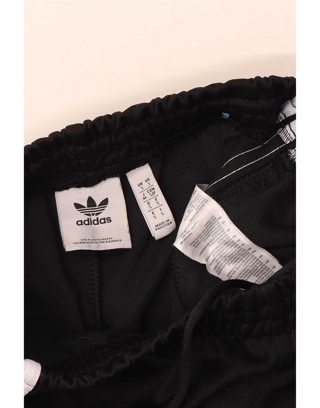 Pantaloni da tuta da uomo Adidas Joggers piccoli in poliestere nero