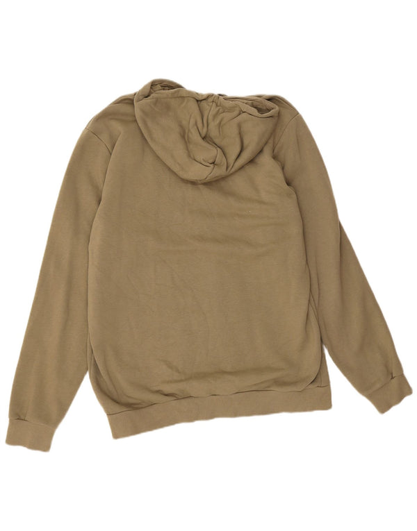 Felpa con cappuccio grafica da uomo Adidas Large in cotone kaki