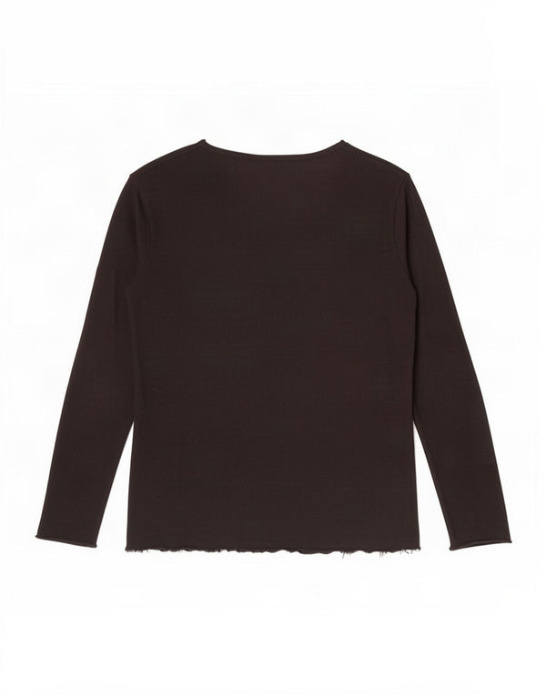 Zara Womens Top Long Sleeve UK 14 Large Black
