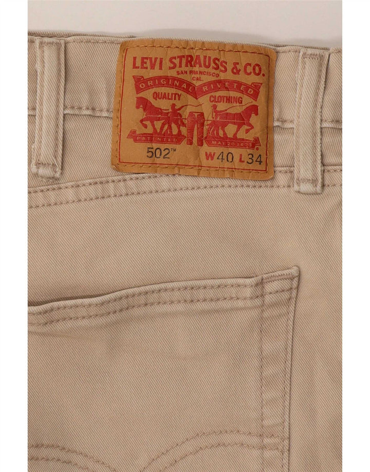 Jeans Levi's Uomo 502 affusolati W40 L27 Beige