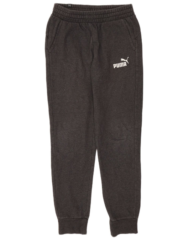 Puma Mens Tracksuit Trousers Joggers XS Grey Cotton