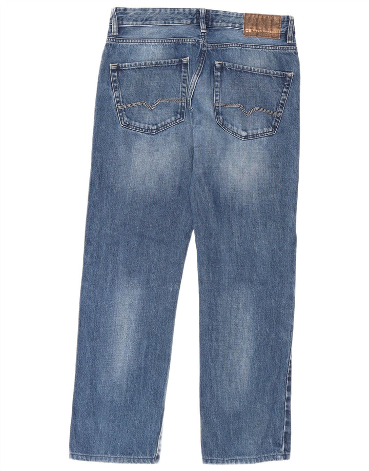Jeans dritti da donna Hugo Boss W33 L32 cotone blu