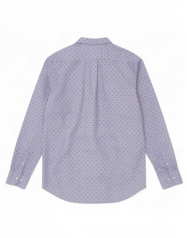 Camicia da uomo Gant taglia 41/42 16 1/2 grande cotone maculato blu