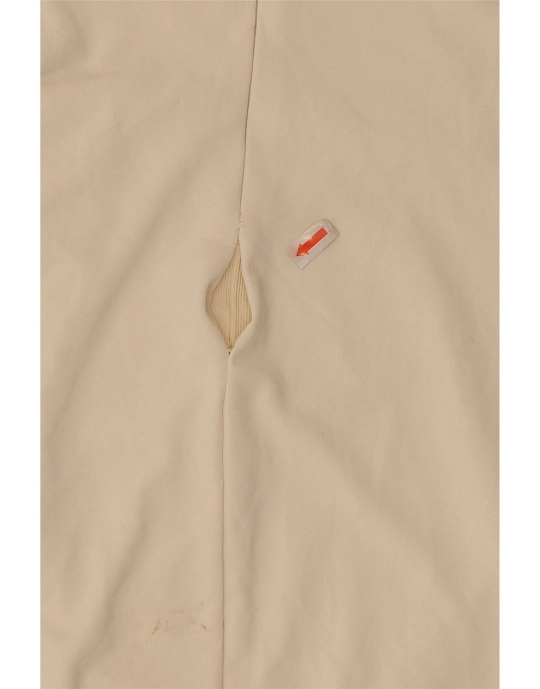 Abito tubino senza maniche da donna Zara UK 12 Poliestere bianco sporco medio