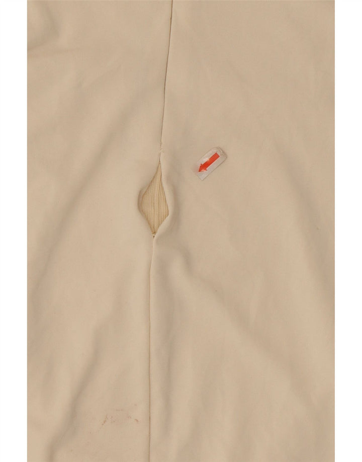 Abito tubino senza maniche da donna Zara UK 12 Poliestere bianco sporco medio
