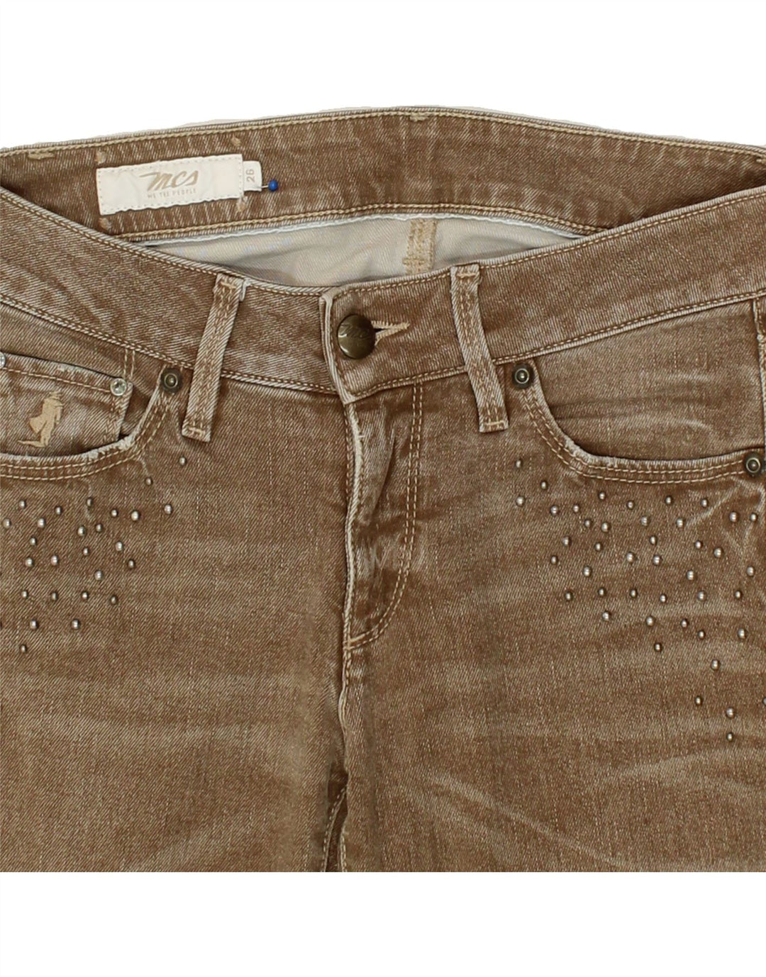 MARLBORO CLASSICS Womens Slim Jeans W26 L29 Brown Vintage Marlboro Classics and Second-Hand Marlboro Classics from Messina Hembry 