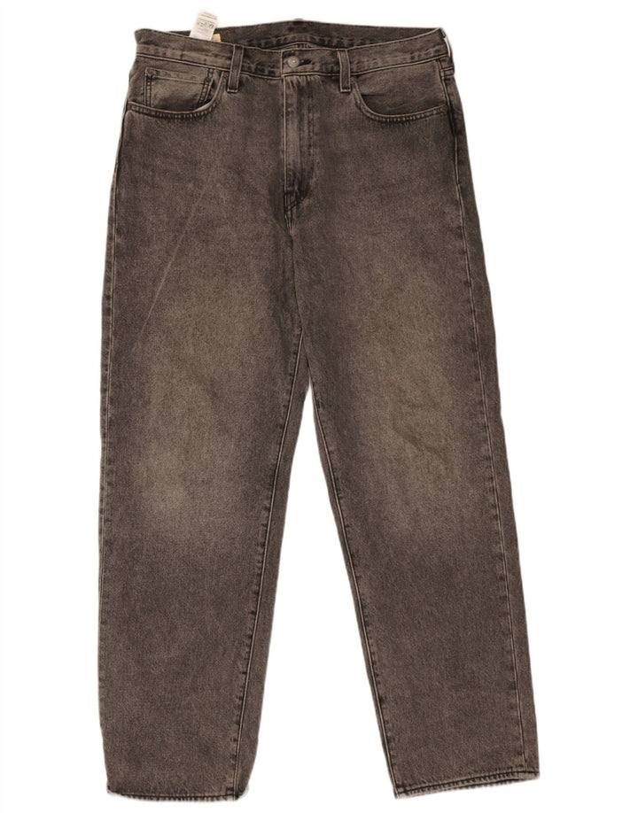 Jeans larghi da uomo Levi's W33 L32 cotone grigio