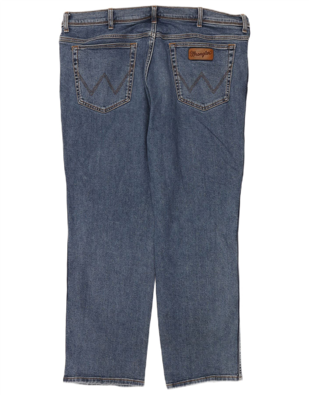 Jeans dritti da uomo Wrangler Texas W44 L30 cotone blu