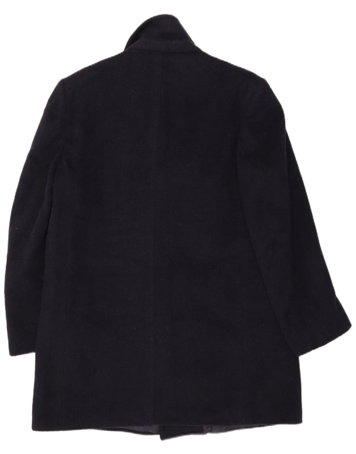 Cappotto Doppiopetto Uomo Facis IT 46 Small Blu Navy Lana