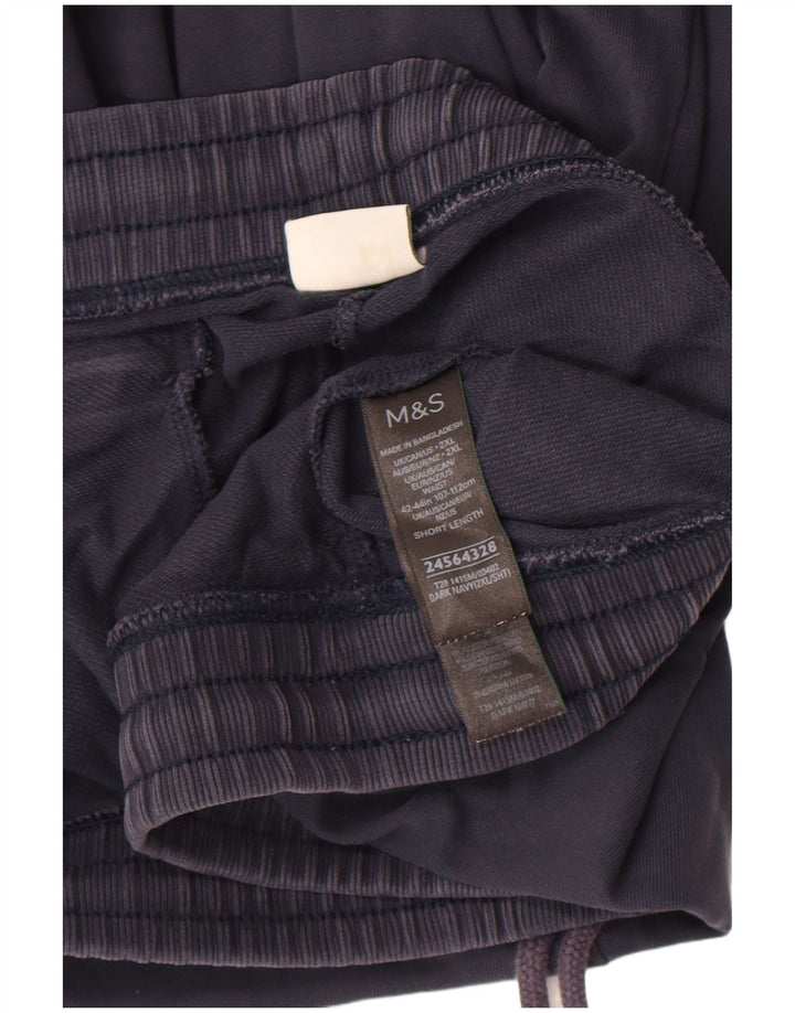 Pantaloni da tuta da uomo Marks & Spencer 2XL cotone blu navy