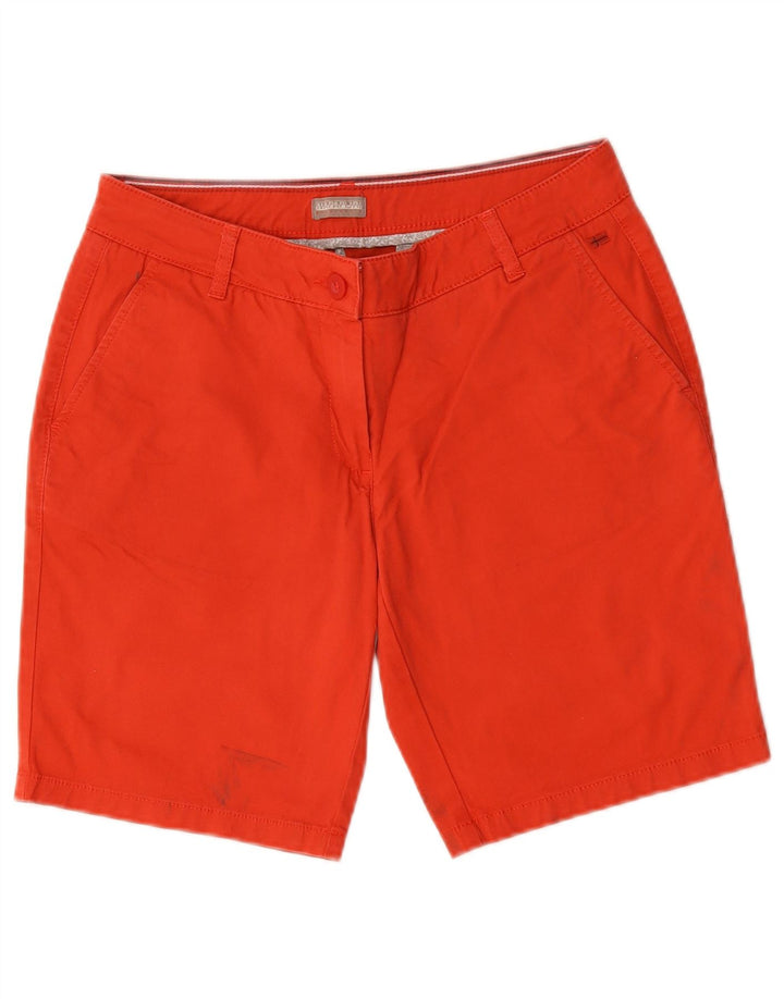 Pantaloncini chino Geographic da donna Napapijri W30 poliestere rosso medio