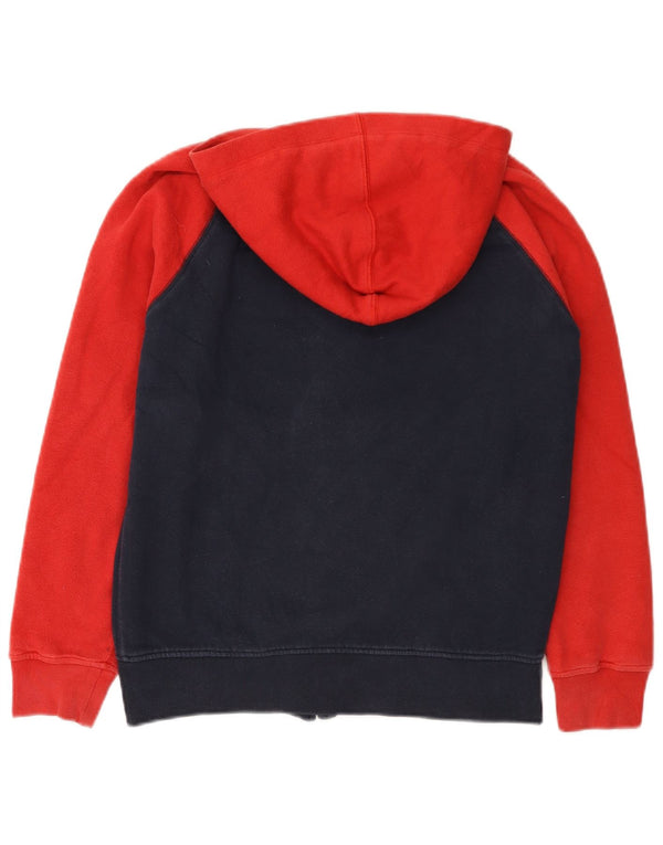 Felpa con cappuccio e zip grafica per ragazze Gap 13-14 anni 2XL Blu navy a blocchi di colore