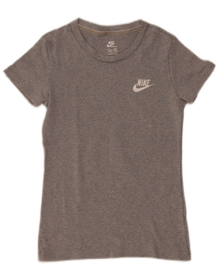 T-shirt da donna Nike Top UK 8/10 piccola grigia