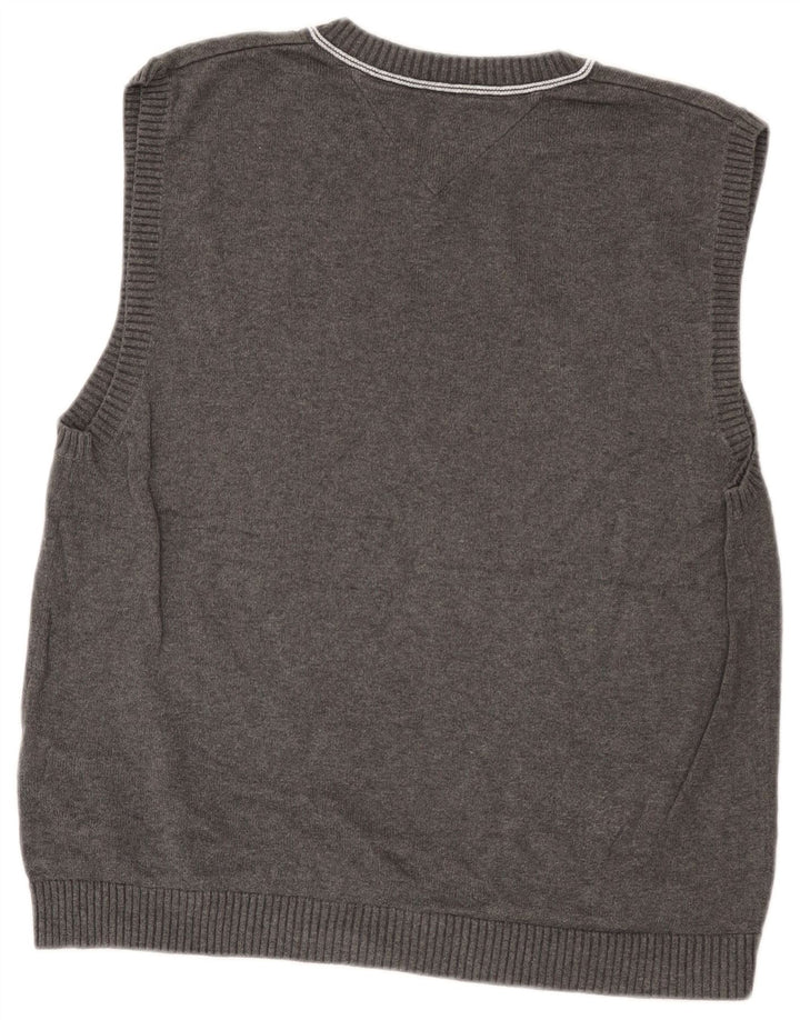 Canotta da uomo Tommy Hilfiger Canotta grande in cotone grigio