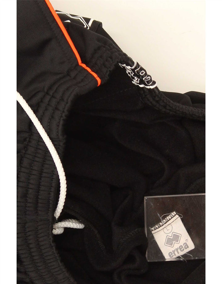 Pantaloni da tuta con grafica Errea da uomo, grandi, in poliestere nero