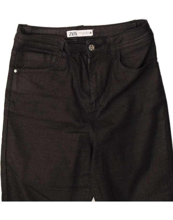ZARA Womens Straight Jeans US 6 Medium W28 L26 Black Vintage Zara and Second-Hand Zara from Messina Hembry 