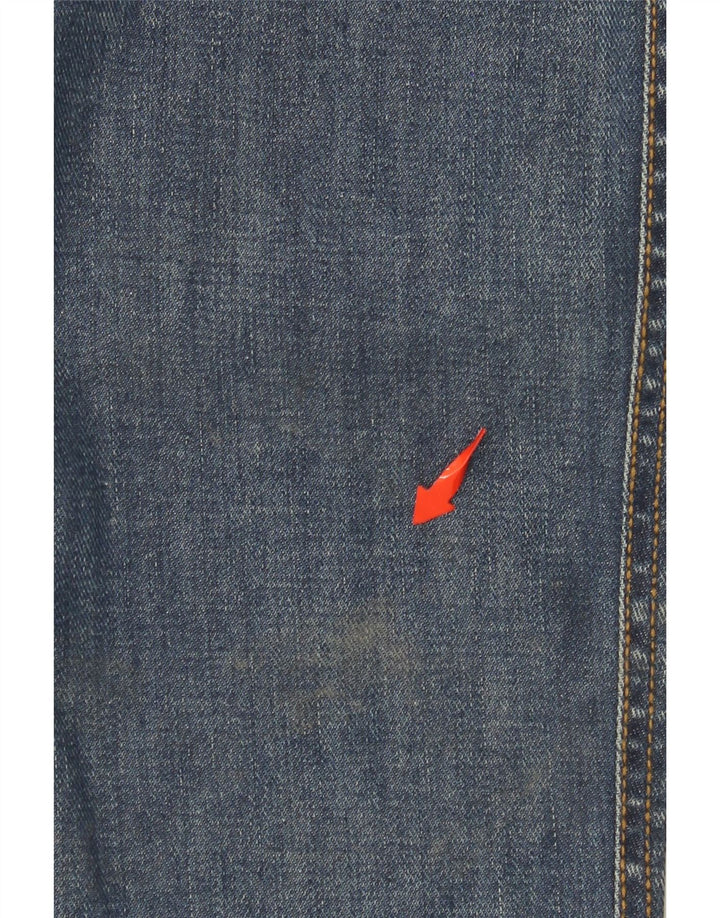 Jeans dritti da uomo WRANGLER W34 L34 cotone blu