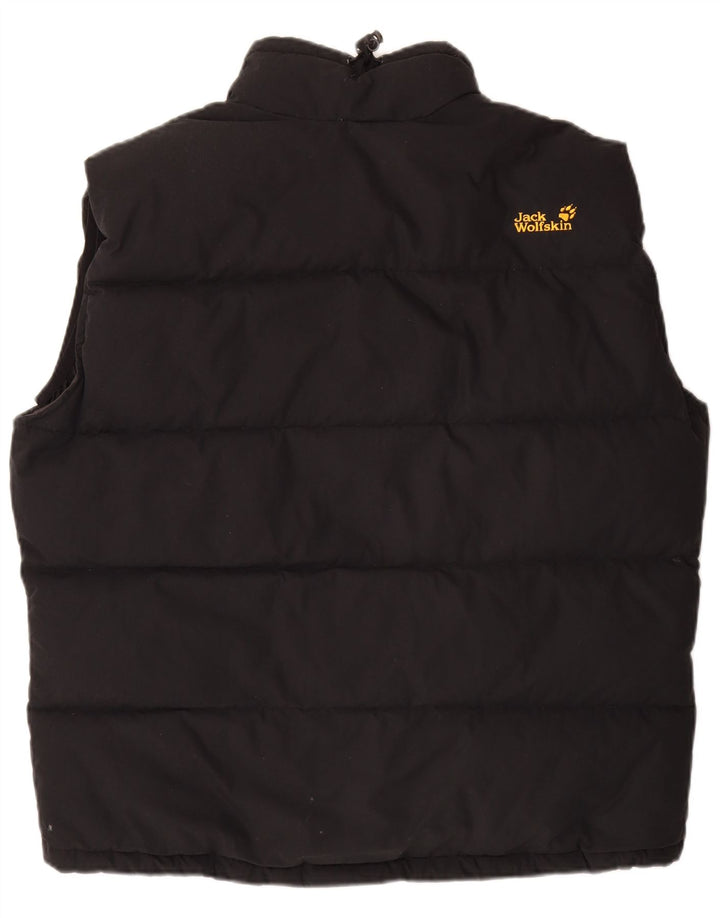 Gilet imbottito da uomo Jack Wolfskin UK 42 XL poliestere nero
