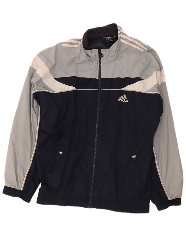 Giacca da tuta da uomo Adidas UK 42/44 Large Blu Navy Colourblock