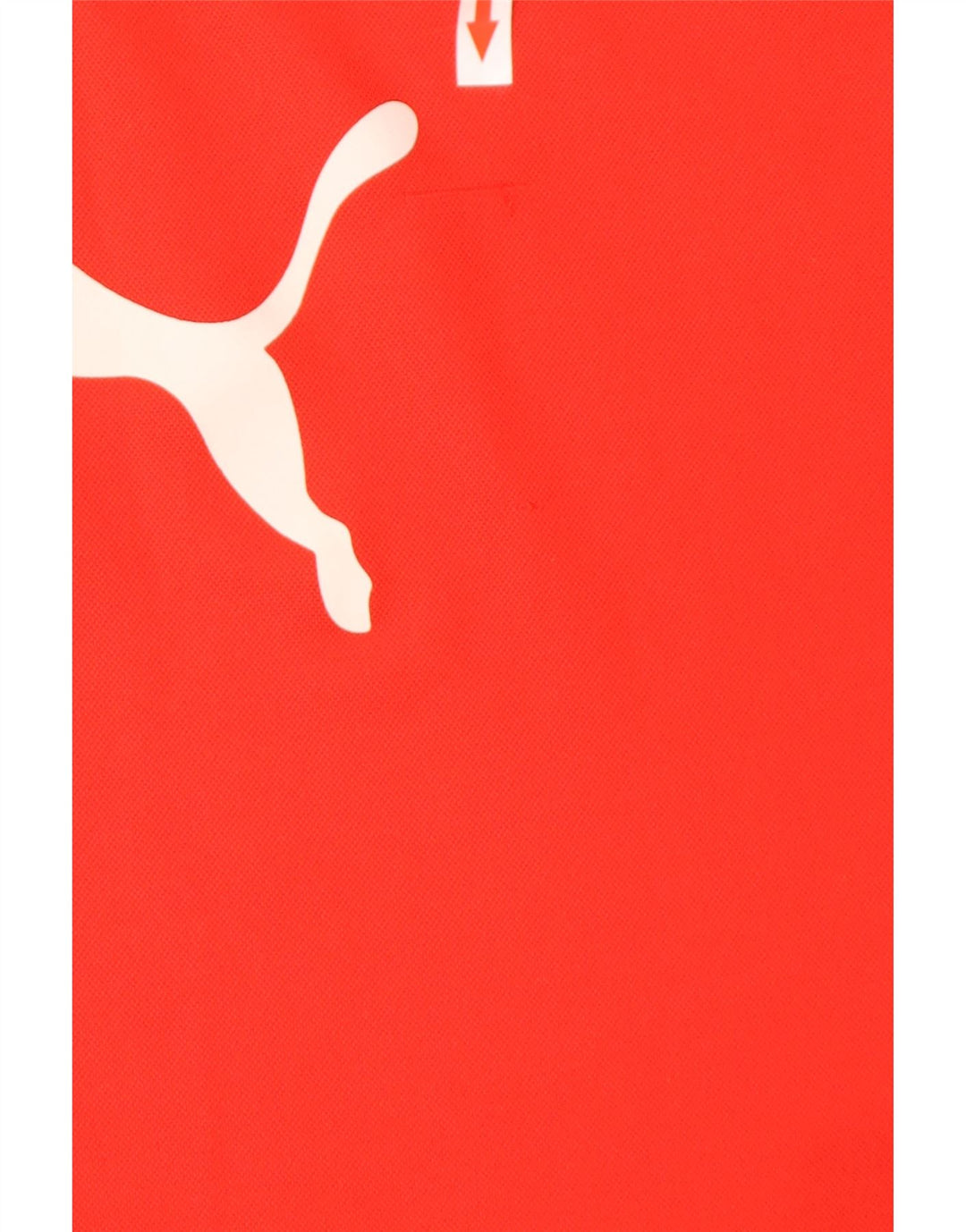 T-shirt grafica da uomo Puma Top rosso medio color block