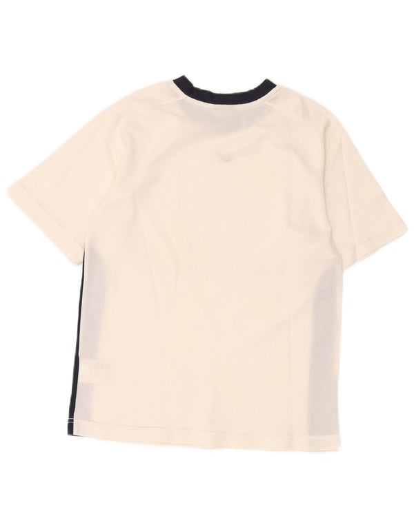 T-shirt da ragazzo Nike Top 10-11 anni in poliestere color block bianco medio